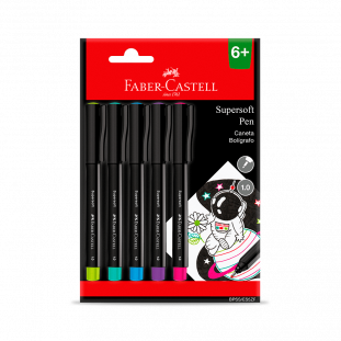 Caneta SuperSoft Pen 1.0mm Faber-Castell